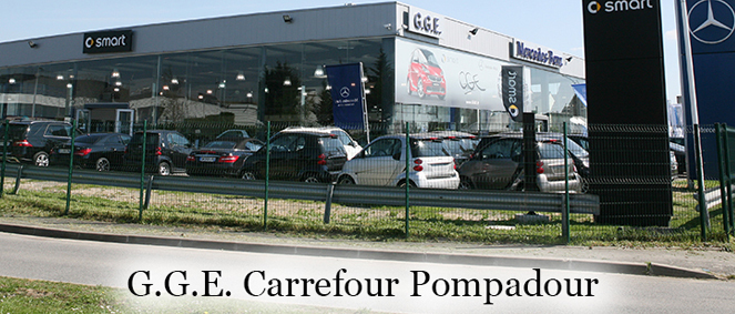 MERCEDES BENZ GGE CARREFOUR POMPADOUR, concessionnaire 94