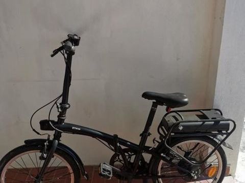 Vélo électrique pliant B'TWIN E-TILT 500 noir 20 pouces 500 Yzeure (03)