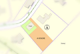  Terrain � vendre 740 m�