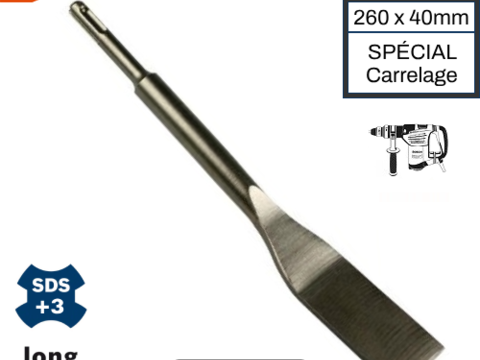 Burin Plat BOSCH SDS-plus-3 LONGUE VIE pour Carrelage 18 26290 Les granges-gontardes