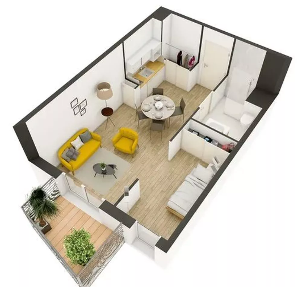  Appartement � vendre 1 pi�ce 31 m�