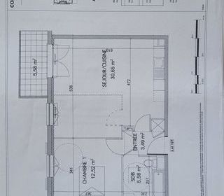  Appartement � vendre 2 pi�ces 52 m� Montmagny