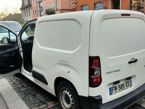 Peugeot Partner PARTNER FOURGON LONG 950 KG BLUEHDI 130 S&S EAT8 ASPHALT 2019 occasion S&eacute;lestat 67600