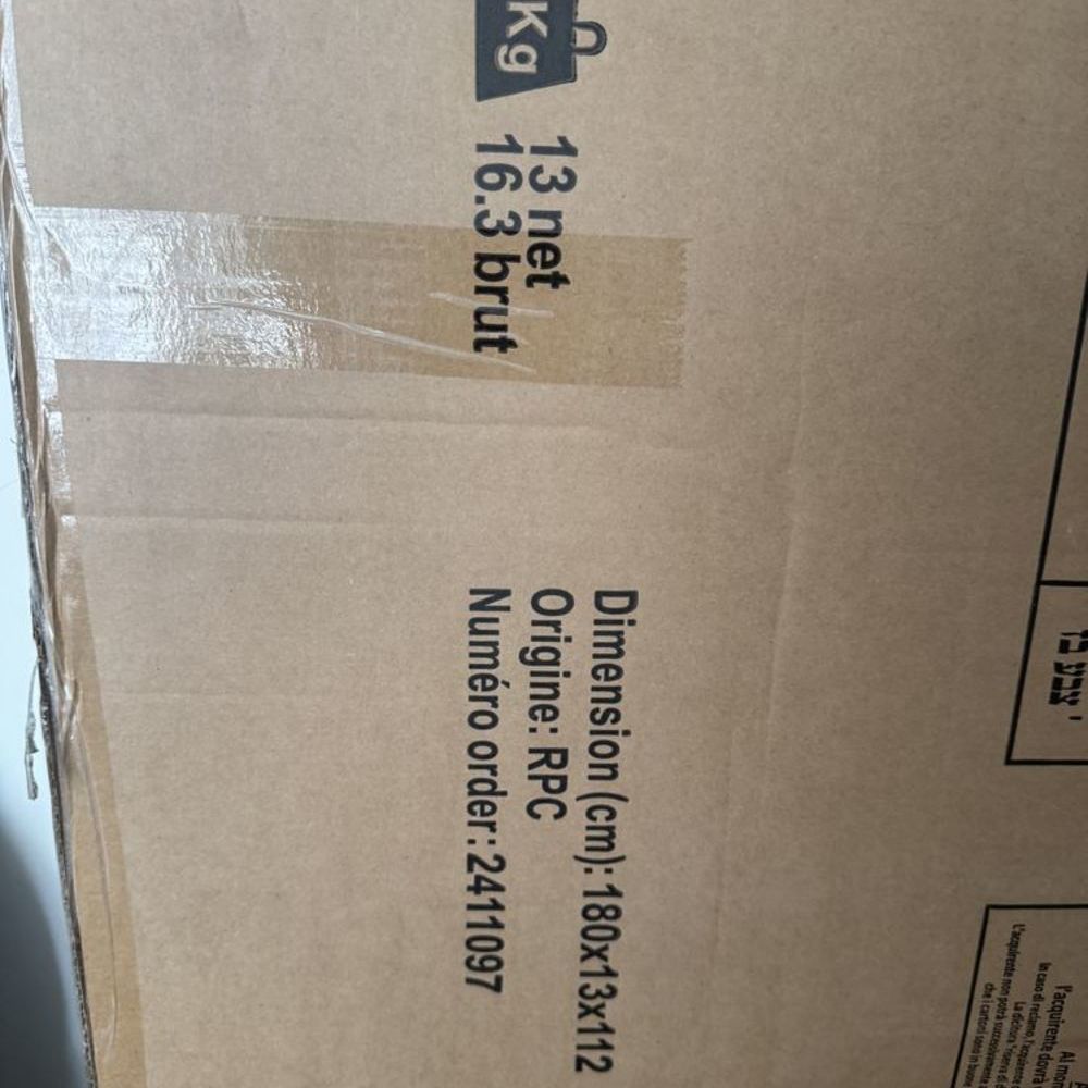 Lit double coffre 160x200 rev&ecirc;tement doux beige Meubles