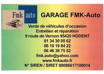 FMK AUTO, concessionnaire 95
