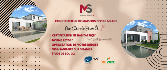 MAISONS SANEM, constructeur immobilier 33