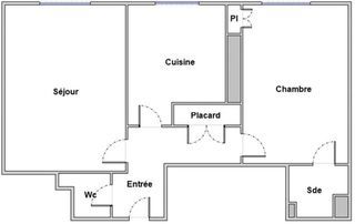  Appartement � vendre 2 pi�ces 43 m�