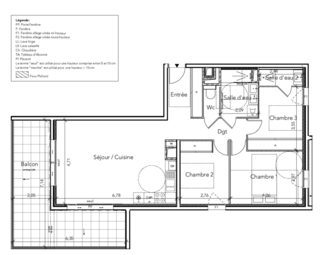  Appartement � louer 4 pi�ces 83 m�