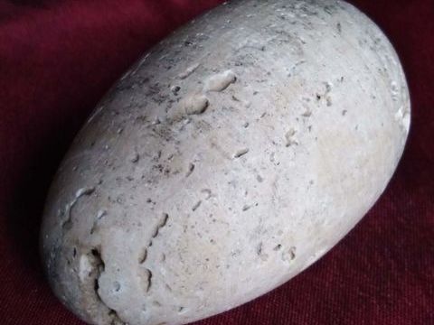 Oeuf en pierre longueur 8 cm 5 Avermes (03)