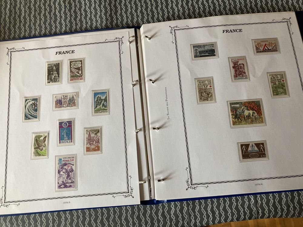 collection timbres neufs 1978 &agrave;1986 