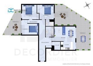  Appartement � vendre 4 pi�ces 86 m�