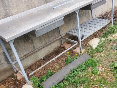 table restauration avec  2 tiroirs 200 34660 Cournonterral