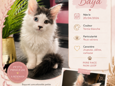 Chaton Mainecoon 990 77400 Dampmart