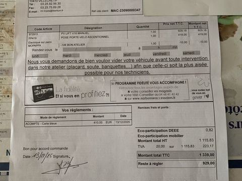 Pi&egrave;ces et &eacute;quipements Caravaning Pi&egrave;ces et &eacute;quipements Caravaning  occasion Cruzy-le-Ch&acirc;tel 89740