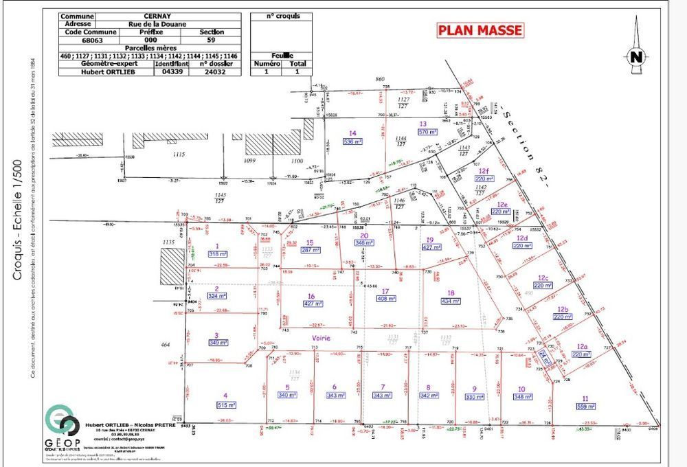 Terrains � batir   Cernay (68700)