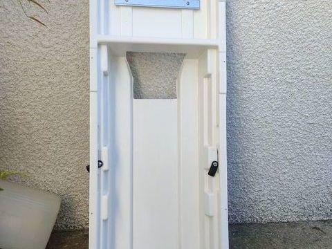 Bac de tableau &eacute;lectrique encastr&eacute; avec porte aluminium 110 11600 Villalier