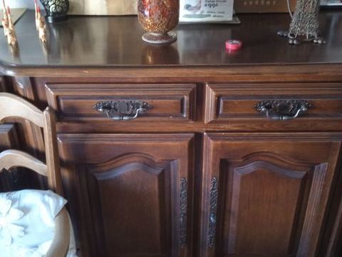 Vends desserte chêne -+table +6chaises chene Saint-Etienne (42)