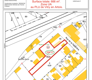  Terrain � vendre 666 m�