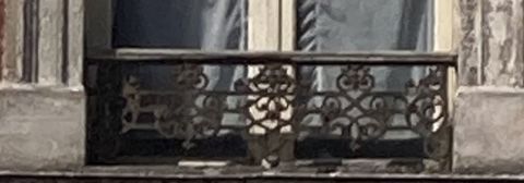 garde corps /  balcon fer forgé Trés ancien en acier Lillers (62)