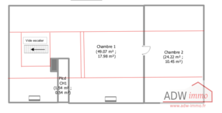  Appartement � vendre 3 pi�ces 59 m�