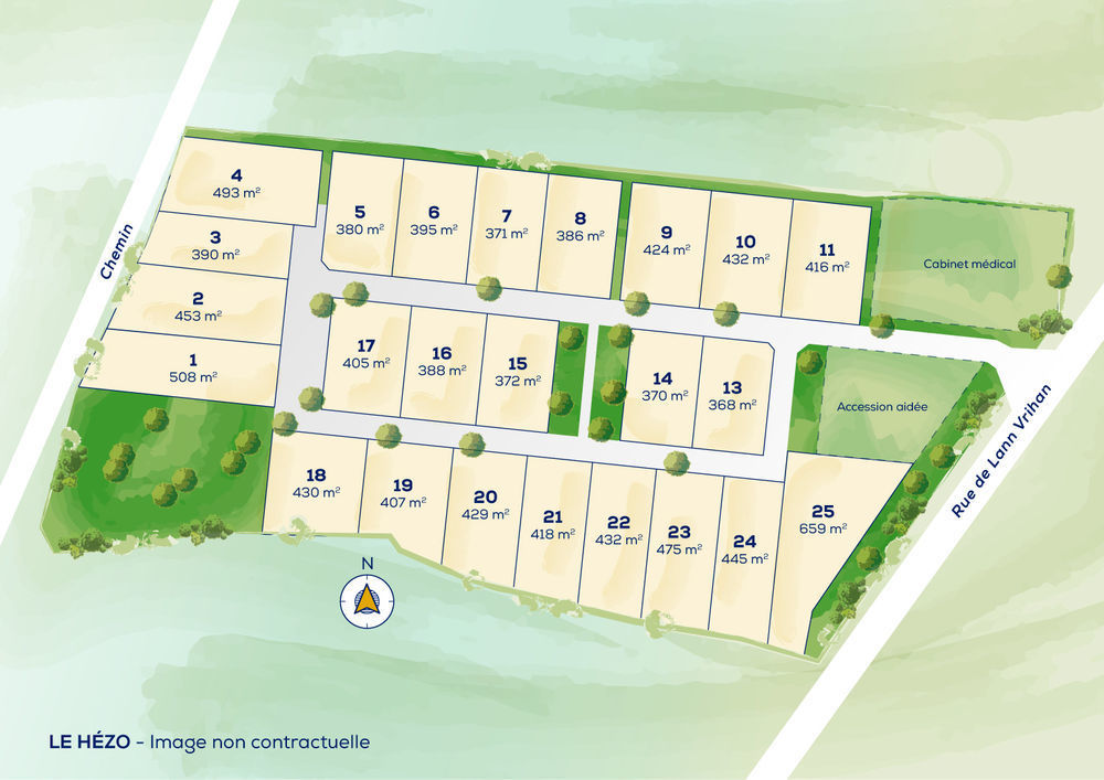 Terrains  batir   Le Hzo (56450)