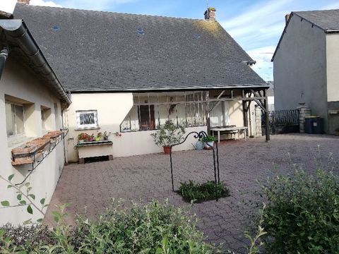   Maison de plein -pied avec 2 chambres, grange, jardin. Maison - 4 pi�ce(s) - 90 m�