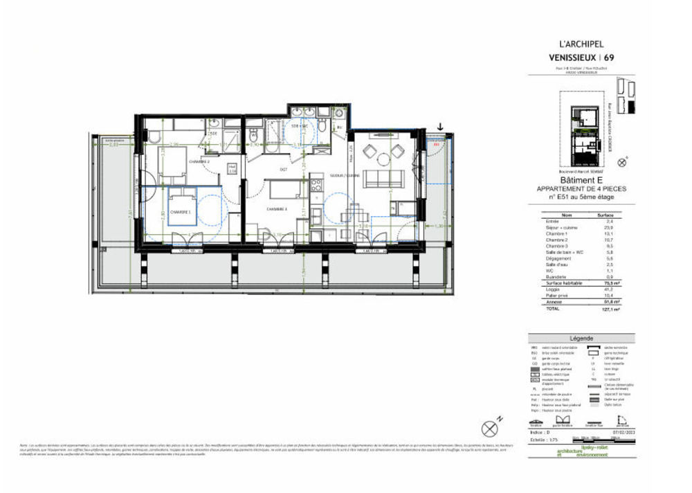 Appartements neufs   V�nissieux (69200)