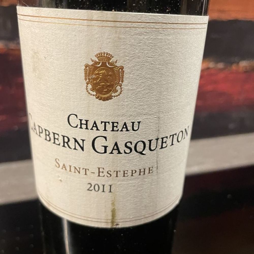 1 Bt Ch&acirc;teau Capbern Gasqueton 2011 Saint-Est&egrave;phe Cuisine