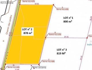  Terrain � vendre 878 m�