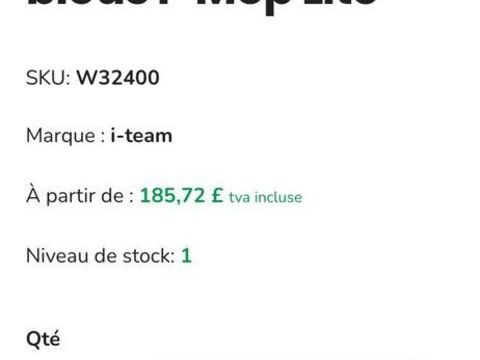 kit tampon bleu pour imop 100 06600 Antibes