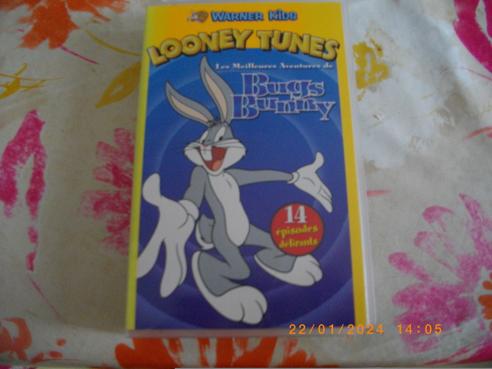 CASSETTE VIDEO VHS DE : "BUGS BUNNY" DVD et blu-ray