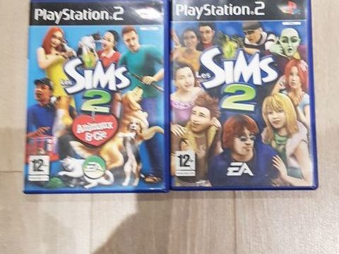Lot les Sims 2 + Les Sims 2 animaux & Cie PS2 - code offert 20 Montpellier (34)