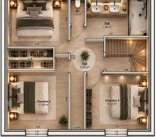  Appartement � vendre 4 pi�ces 83 m�