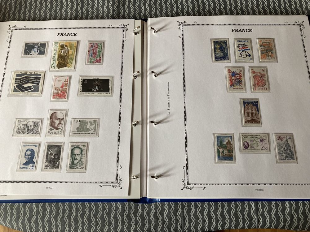 collection timbres neufs 1978 &agrave;1986 