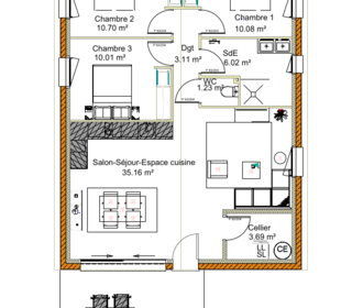  Maison � vendre 4 pi�ces 80 m�