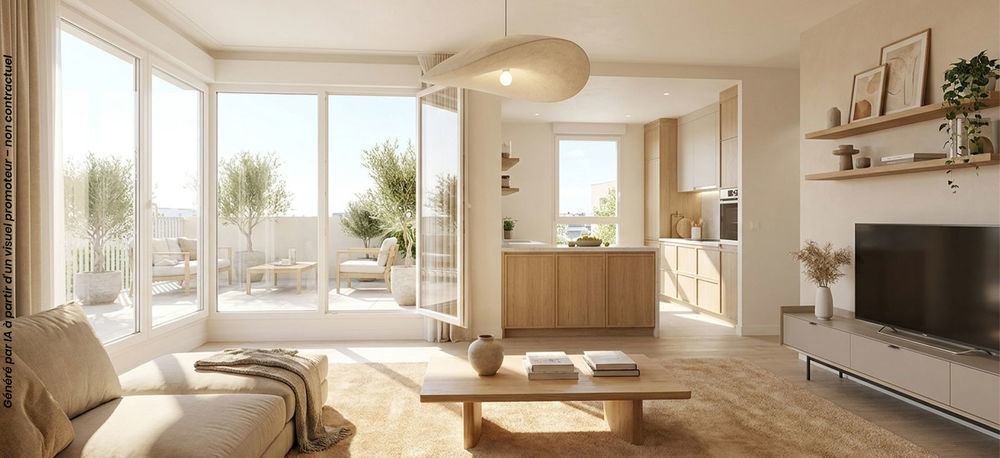 Ce programme immobilier neuf situé au sein de la ZAC Dum....