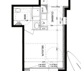  Appartement � vendre 1 pi�ce 27 m�