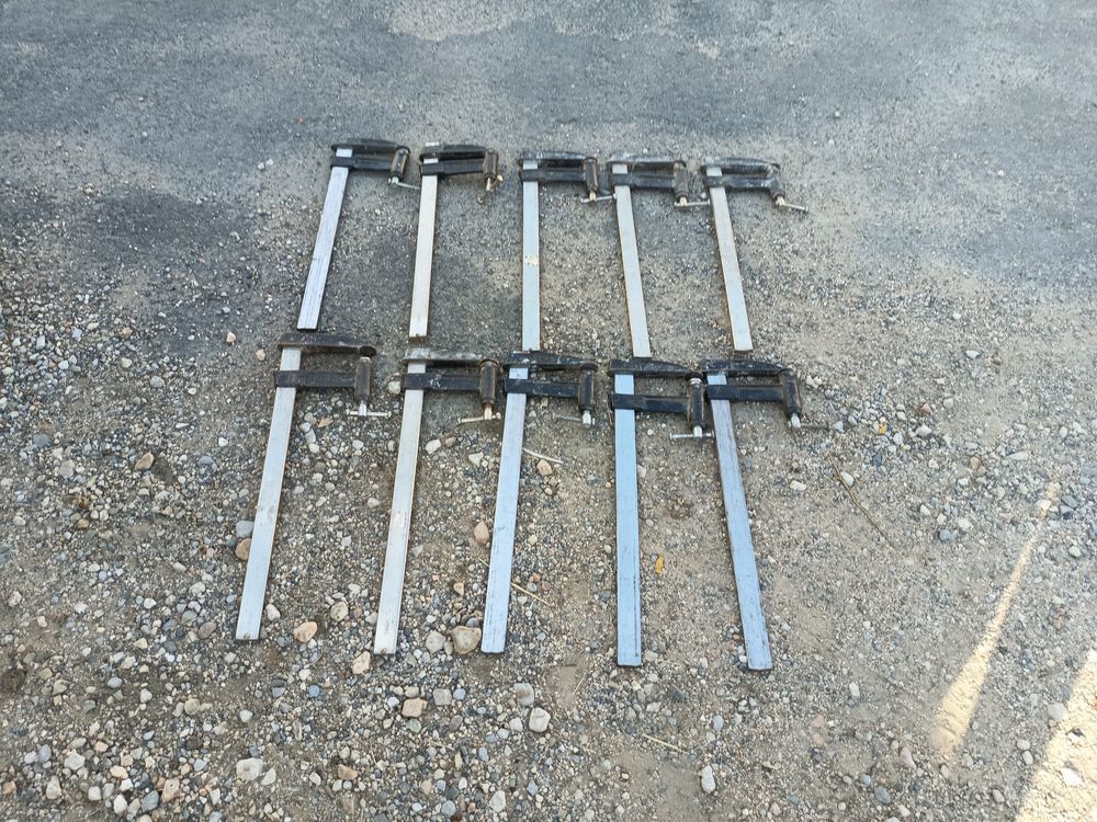 lot 10 serre joints vis serrage 500 mm saillie 120 mm Bricolage