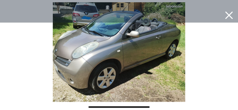 Nissan Micra C+C 1.4 L 88ch 2007 occasion Sougy 45410