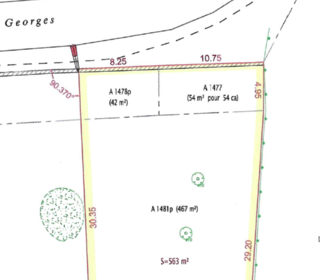  Terrain � vendre 563 m�