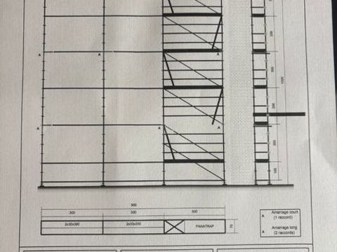 Bonjour échafaudage entrepose 100m2 35 33240 Saint-andr-de-cubzac