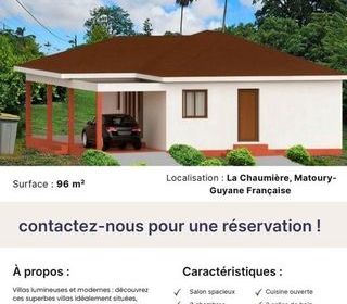  Maison � vendre 3 pi�ces 96 m�