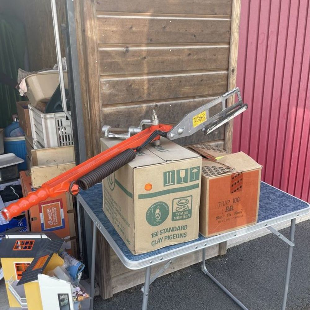 Lanceur de ball-trap avec 90 disques Sports