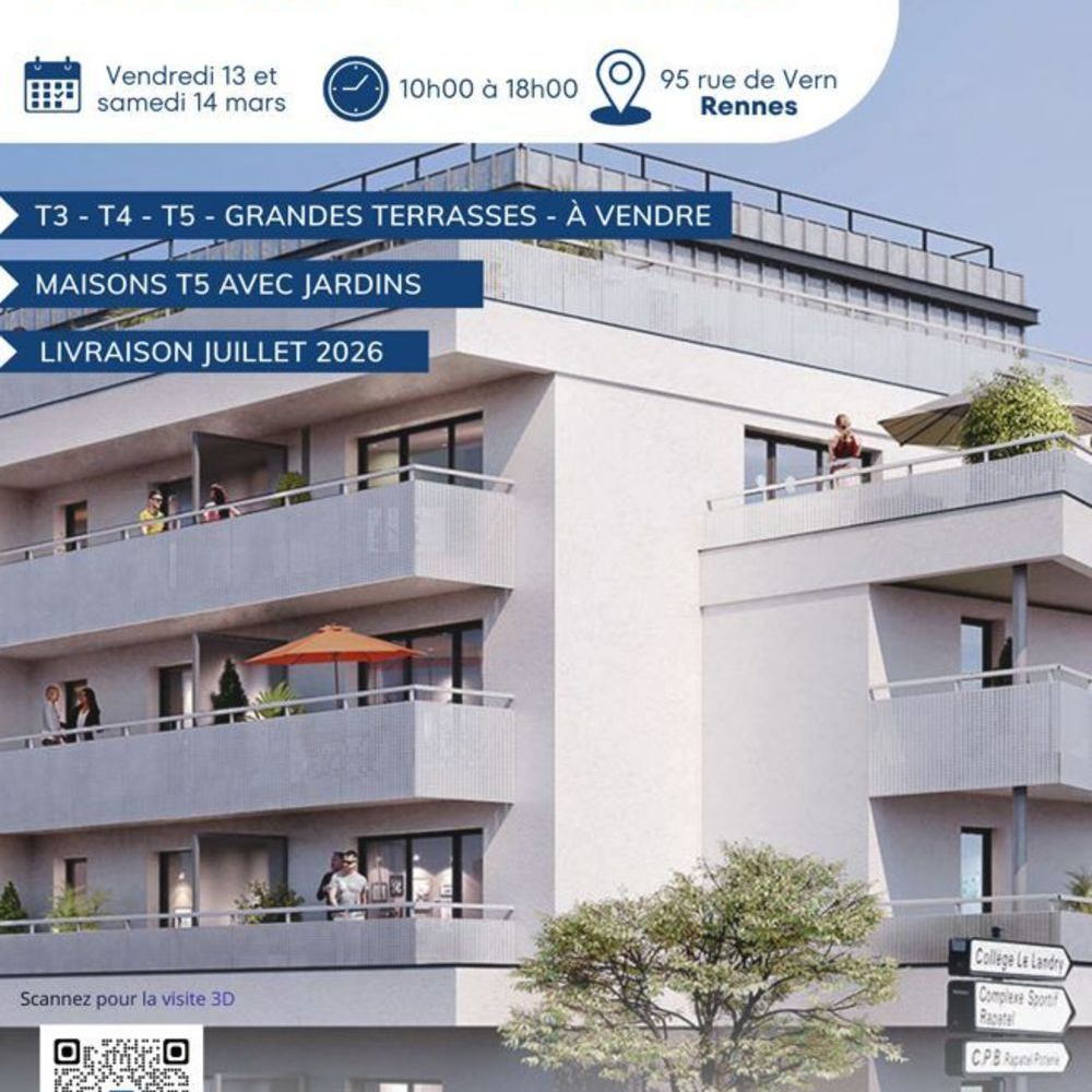 Appartements neufs et Maisons neuves   Rennes (35000)