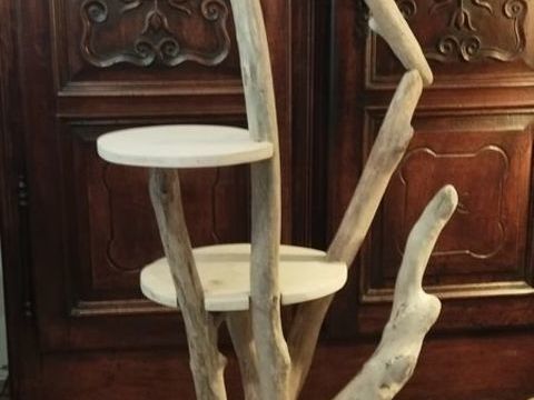 Arbre &agrave; chats en bois flott&eacute; de mer 90 30114 Boissi�res