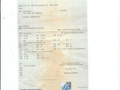 Dacia Sandero TCe 90 auto Stepway Extreme 2025 occasion Dommartin 69380