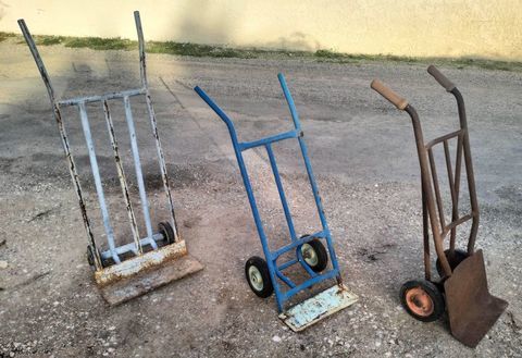 diable chariot  transport de charges 50 Saint-Jean-de-Fos (34)