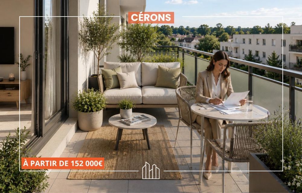 Appartements neufs   C�rons (33720)