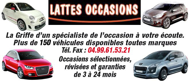 LATTES OCCASIONS, concessionnaire 34