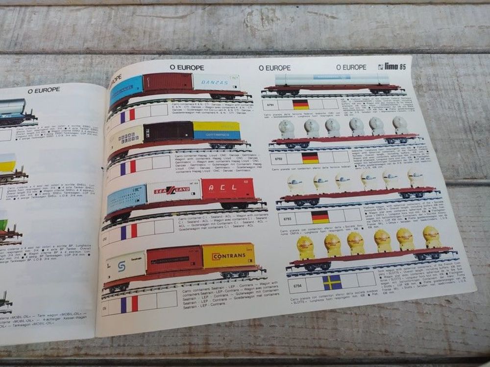 Catalogue G&eacute;n&eacute;ral Trains Lima 1976 / Jouet locomotive Gare 